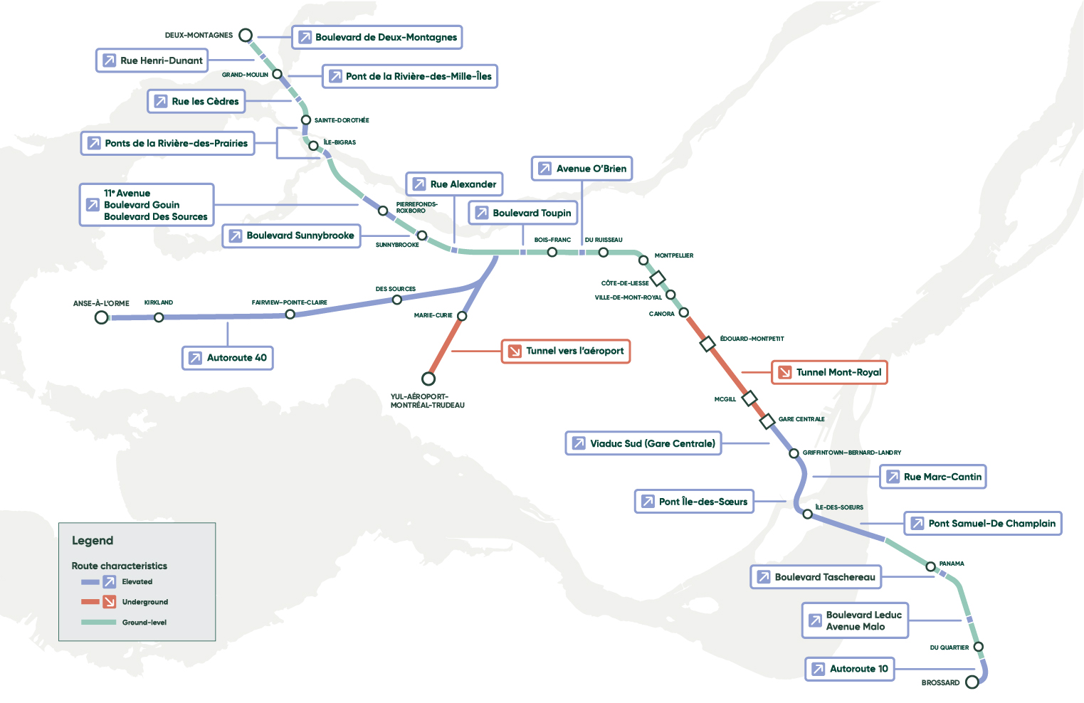 Goodbye grade crossings new infrastructures coming with the REM REM